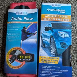 Snow Windshield Cover And Plow