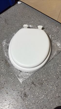 Cushioned Toilet Seat (small White)