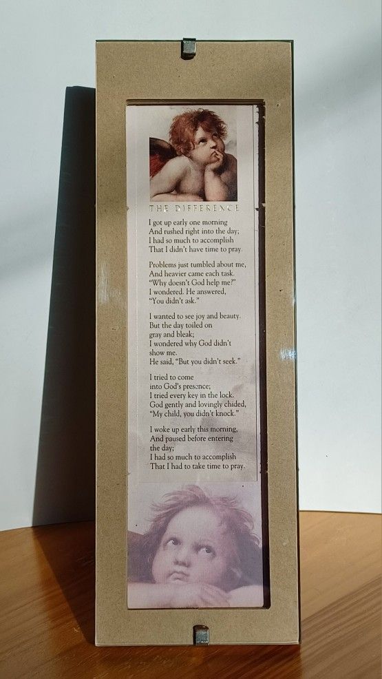 The 2 Cherubs, From Raphael's Sistine Madonna Painting