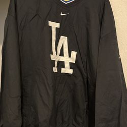 LOS ANGELES DODGERS GENUINE MERCHANDISE MLB WINDBREAKER MENS JACKETS - BLACK