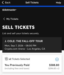 J Cole tickets