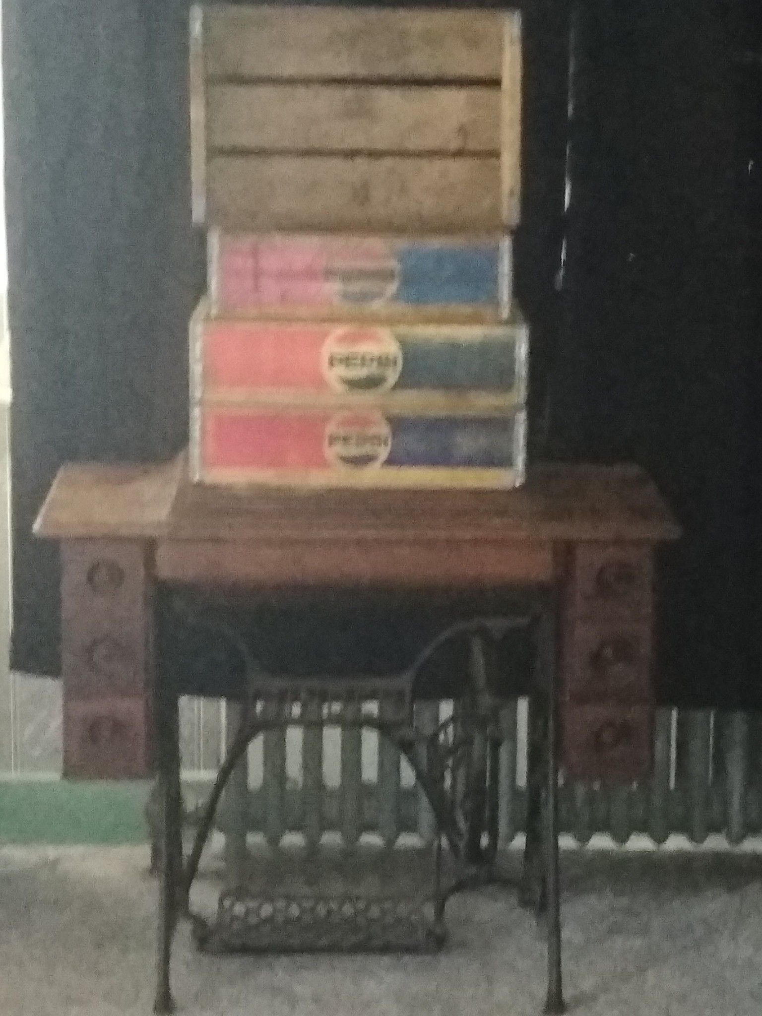 WOOD PEPSI BOTTLE CRATES