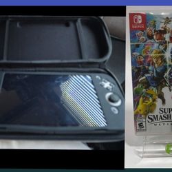 NINTENDO SWITCH OLED 64GB WITH ONE GAME SUPER SMASH BROS ULTIMATE