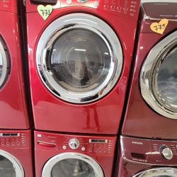 Front Load Washer And Electric Dryer Set Used In Good Condition With 90days Warranty 