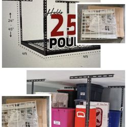 SafeRacks 4 X 8 Overhead Garage Storage 4 Ft X 4 Ft Hold Up To 250lbs 