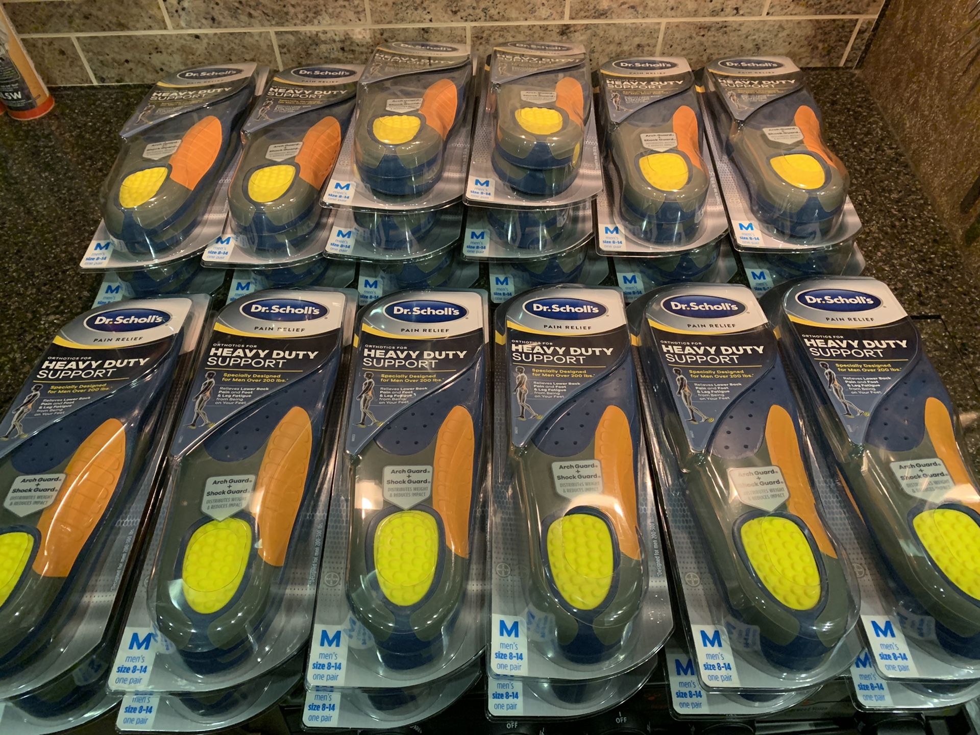 Dr Scholls orthotics. Lot of 26