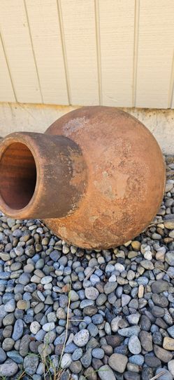 Large Rustic Terracotta Clay Pot