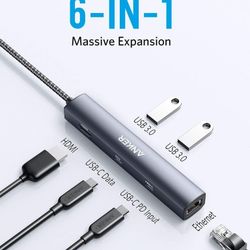 Anker 543 USB-C Hub (6-in-1, Slim)