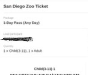 San Diego zoo tickets