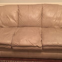 Leather Couches (2 Pieces) 
