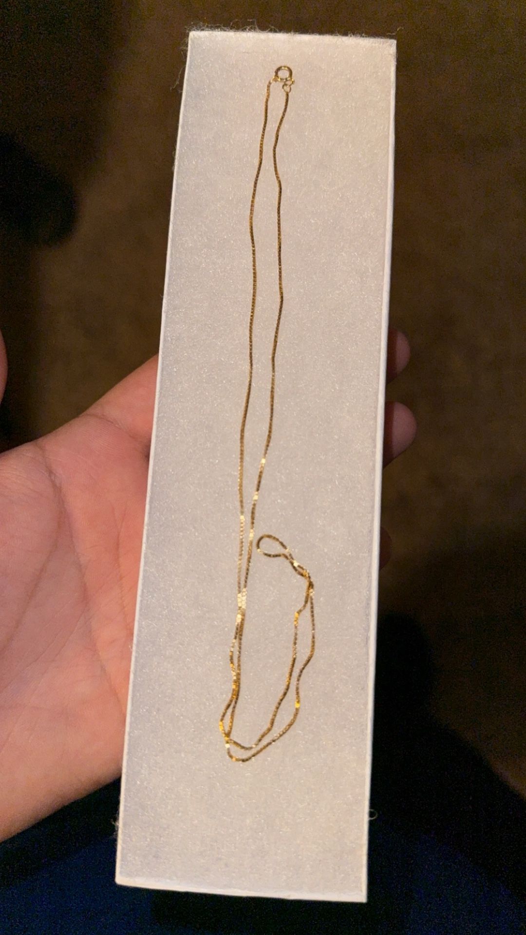 14 Karat 18’ Box Chain