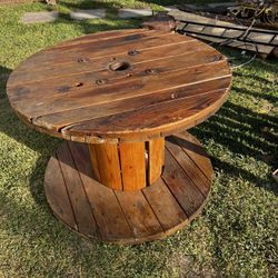 Wooden Cable Spool