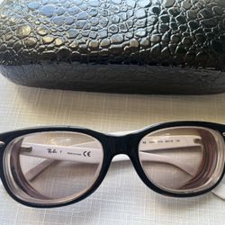 Title Ray-Ban RB 1(contact info removed) junior Black Oval Sunglasses Brown Lightweight