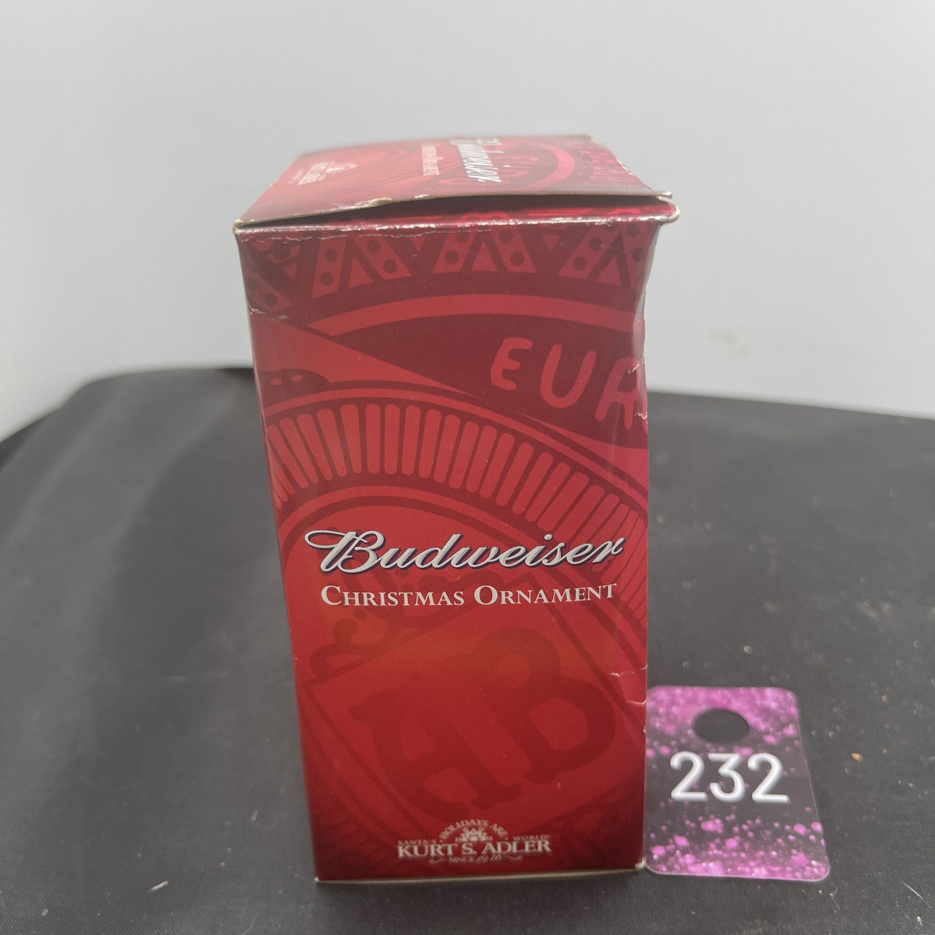 NIB Christmas Ornament Budweiser and Bud Light About 3 Inch High
