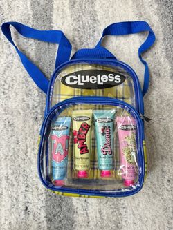 Clueless mini backpack with hand creams