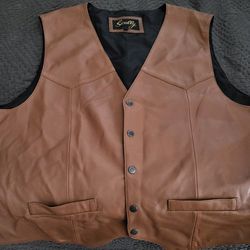 Scully Leather Vest