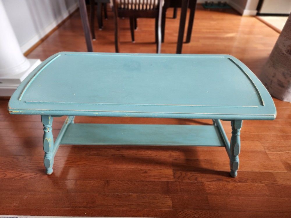 Light Blue Coffee Table