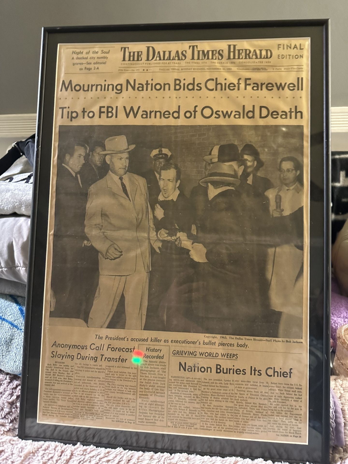 Dallas Times Heralad Final Edition