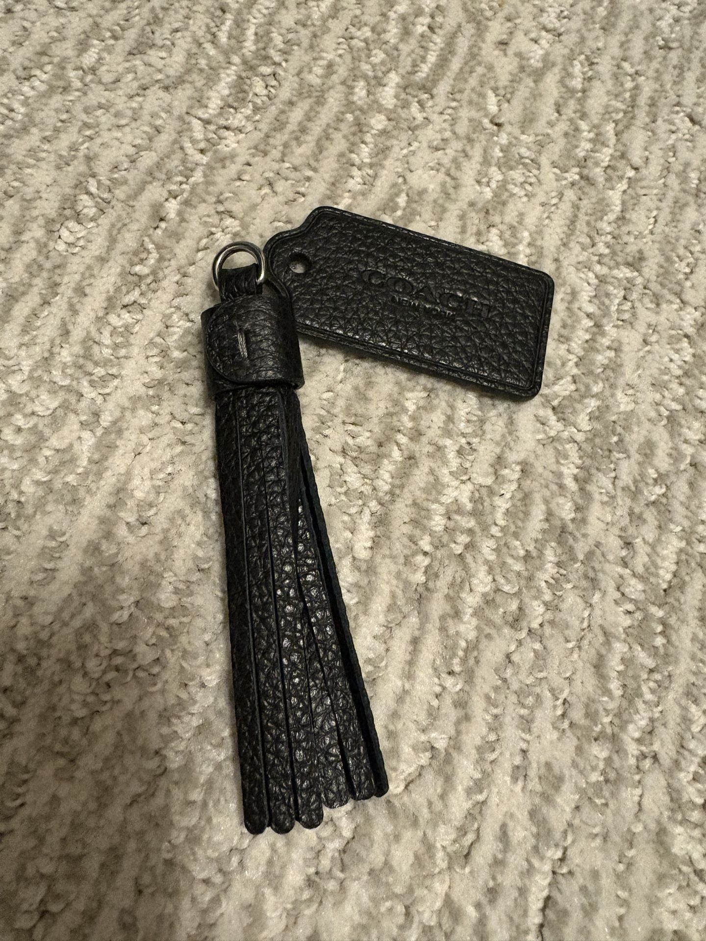 Coach key chain @ tassle