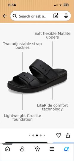 Women’s Brooklyn Buckled Croc Sandals