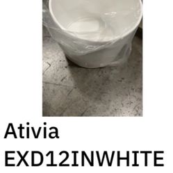 12 in Flower Pots W Plat