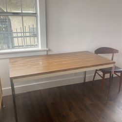 Table From High School Science Class - Vintage