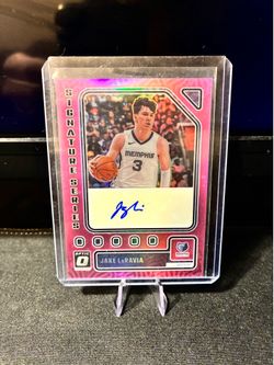 Jake Laravia Optic Pink Auto /25