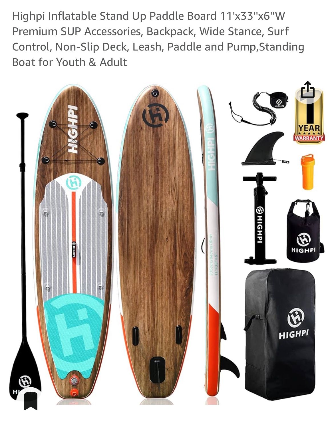 Highpi Stand Up Paddleboard 