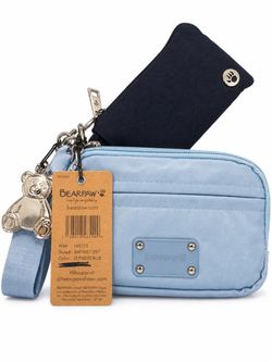 Bearpaw Wallet Wristlet – Pastel Blue, New with Tags