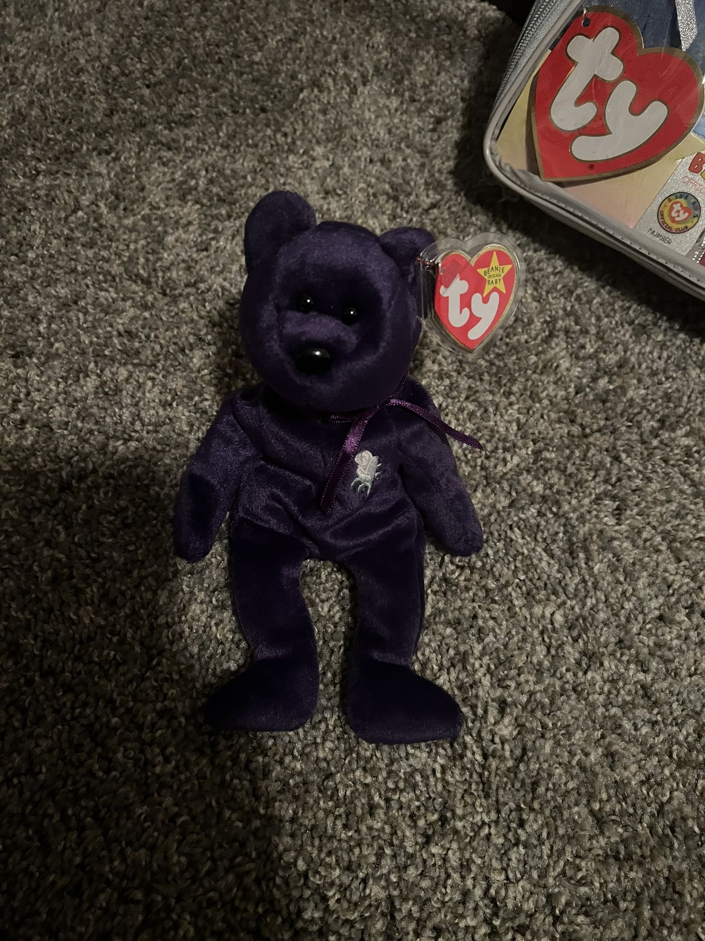 Ty Beanie Baby Rare Princess Diana Bear With Errors 