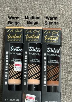 L.A tinted foundation 6ea