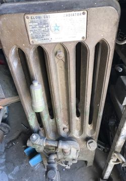 Clow gasteam radiator antique gas heater