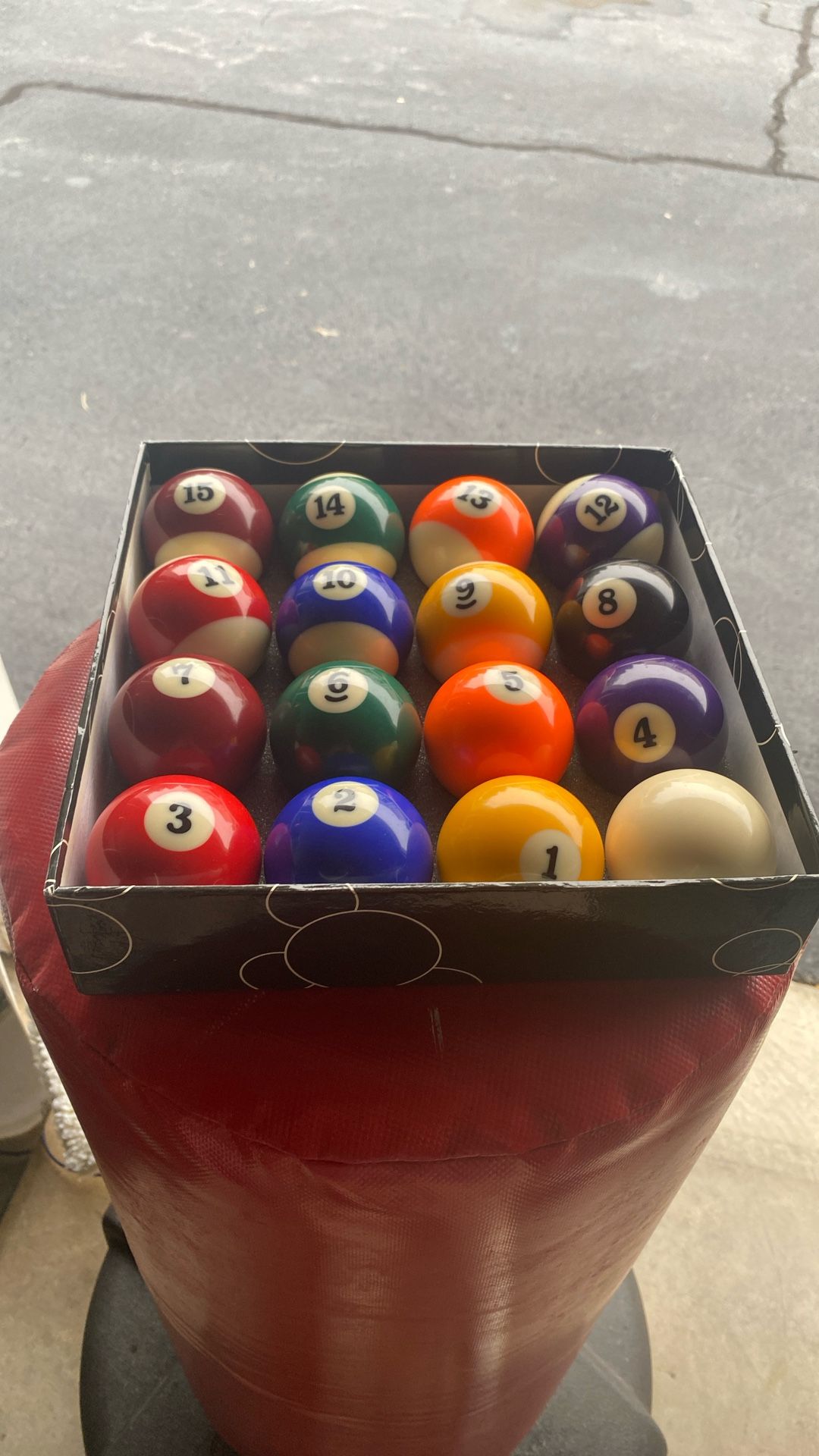 Pool Balls Full Set Gently Used