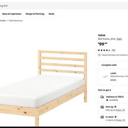 IKEA Twin Bed Frame And Base