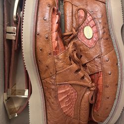 Zapatos De Sefeni Size 9.5 Comes With Wallet & Belt Size 36mx 