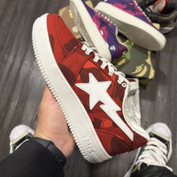 bapesta red camo 