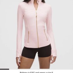 pink define gold zipper