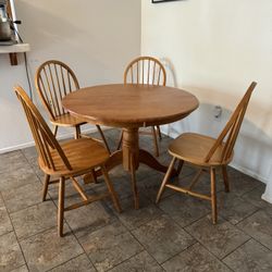 Dining Table With 4 Chairs 