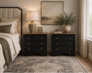 Large nightstands (BLACK)