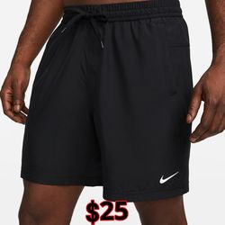 Nike Men's 7" Black Dri-FIT Challenger 2-in-1 Size XL Running Shorts DV9357-010