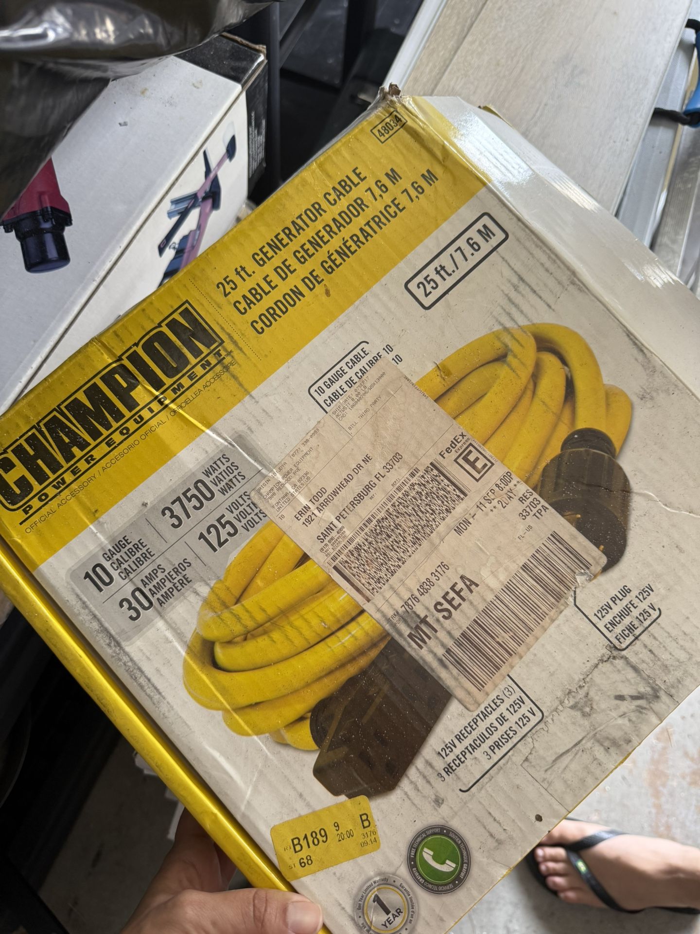 Generator Cable 25sf