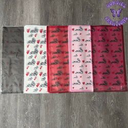 Love Transparent Floral Bouquet Wrapping Paper