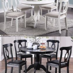 5 pcs Round Table