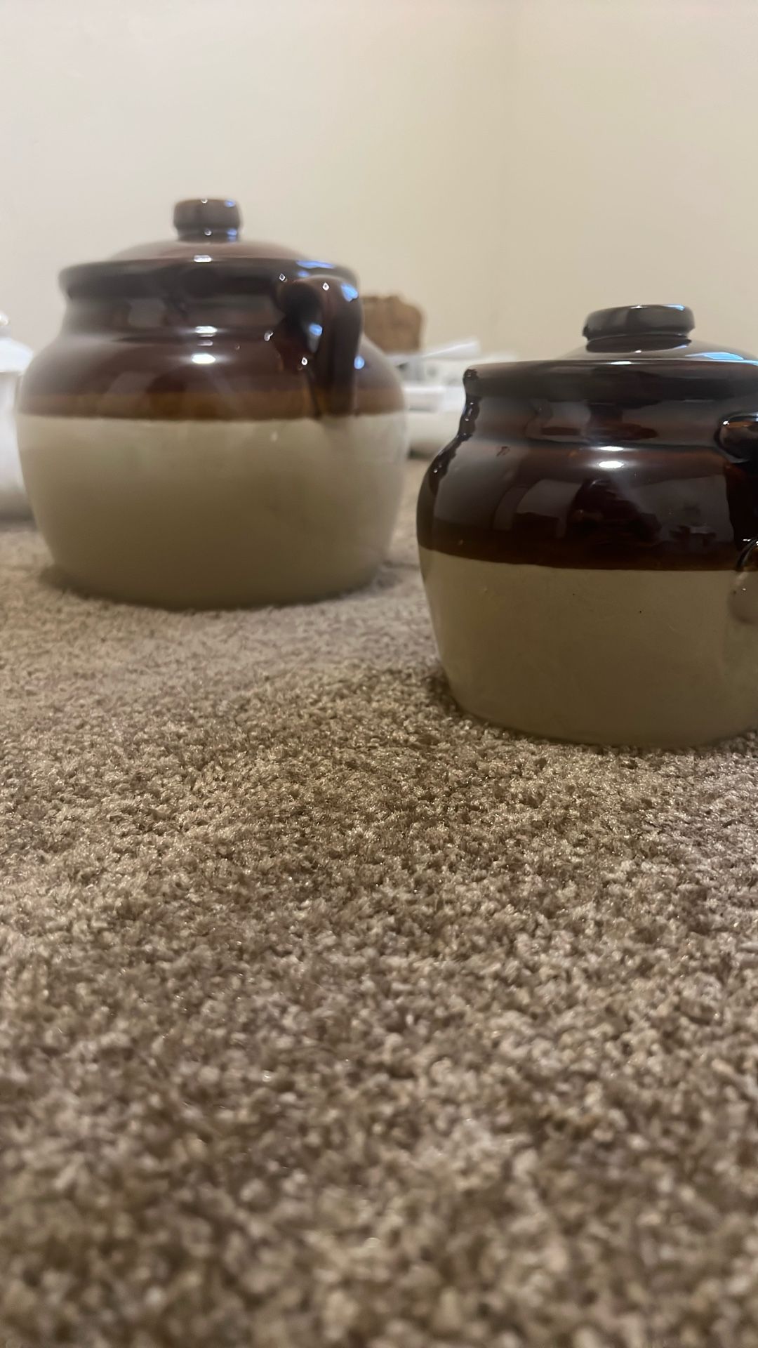 Vintage Bean Pots