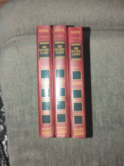 1988 Olympic Games Scotch VHS cases only Set of 3