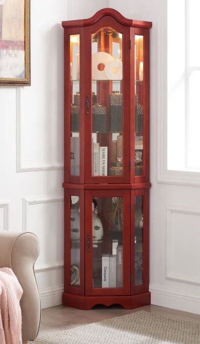 Curio cabinet, lighted display case