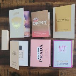 7 Womens Perfume samples Philosophy Prada DKNY Mugler Dime