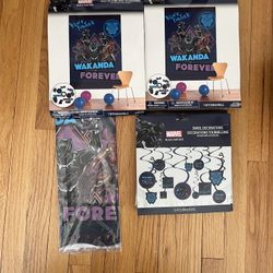 Black Panther Birthday Decoration Bundle New In Package
