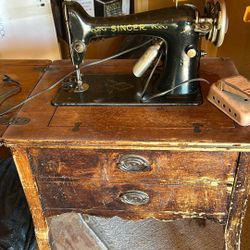 Antique singer, sewing machine