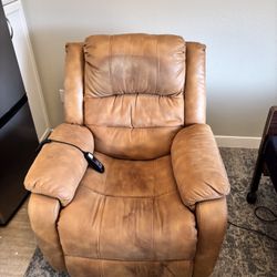 Leather Recliner and Lift Chair 